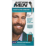 Just For Men&reg; Mustache and Beard Brush-In Color Gel in Medium-Dark Brown