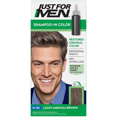 Just For Men&reg; Shampoo Hair Color in Light Medium Brown H-30