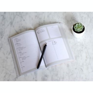 Pearhead&reg; 52-Week Meal Planner Notebook in Pink. View a larger version of this product image.