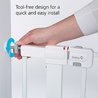 Safety 1st&reg; Easy Install Walk-Thru Gate in White. View a larger version of this product image.