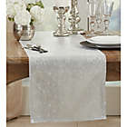 Alternate image 1 for Saro Lifestyle 72-Inch Shimmering Table Runner in Silver