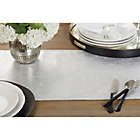 Alternate image 2 for Saro Lifestyle 72-Inch Shimmering Table Runner in Silver