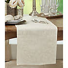 Alternate image 4 for Saro Lifestyle Augustine Swirl 72-Inch Table Runner in Natural