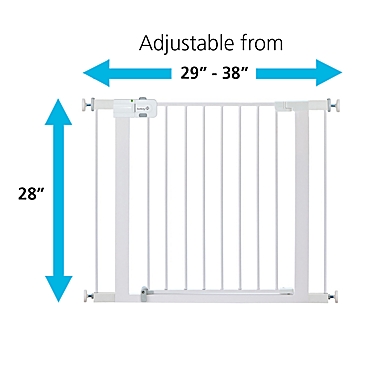 Safety 1st&reg; Easy Install Walk-Thru Gate in White. View a larger version of this product image.