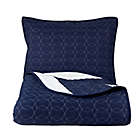 Alternate image 2 for Freshee 2-Piece Reversible Twin/Twin XL Quilt Set in Navy