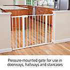 Alternate image 2 for Safety 1st&reg; Easy Install Extra Tall and Wide Gate in White
