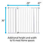 Alternate image 6 for Safety 1st&reg; Easy Install Extra Tall and Wide Gate in White