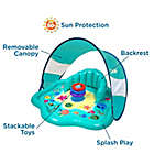 Alternate image 2 for SwimSchool&reg; Level 1 Baby Splash Mat with Canopy in Blue