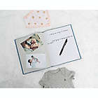 Alternate image 5 for Pearhead&reg; Linen Baby Memory Book in Blue Chambray