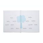 Alternate image 3 for Pearhead&reg; Seersucker Baby Memory Book in Blue