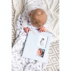 Alternate image 5 for Pearhead&reg; Seersucker Baby Memory Book in Blue