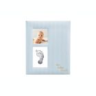 Alternate image 0 for Pearhead&reg; Seersucker Baby Memory Book in Blue