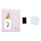 Alternate image 1 for Pearhead&reg; Seersucker Baby Memory Book in Pink