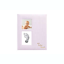 Pearhead® Seersucker Baby Memory Book in Pink