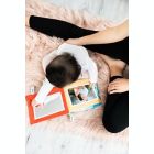 Alternate image 4 for Pearhead&reg; Baby's Plush Fabric 4-Photo Album in Teal