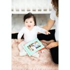 Alternate image 5 for Pearhead&reg; Baby's Plush Fabric 4-Photo Album in Teal