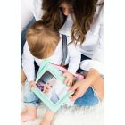 Alternate image 6 for Pearhead&reg; Baby's Plush Fabric 4-Photo Album in Teal