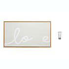 Alternate image 2 for Pearhead&reg; Baby Footprints &quot;Love&quot; Framed Canvas Kit