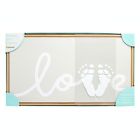 Alternate image 4 for Pearhead&reg; Baby Footprints &quot;Love&quot; Framed Canvas Kit