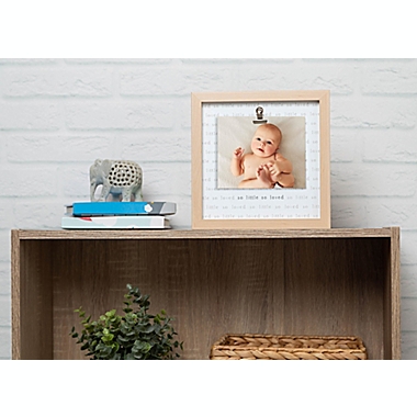 Pearhead&reg; &quot;So Little So Loved&quot; 4-Inch x 5-Inch Wooden Picture Frame in Wood. View a larger version of this product image.