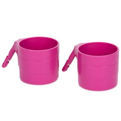 Diono&reg; 2-Pack Car Seat Cup Holders in Pink