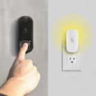 Alternate image 1 for Kangaroo Doorbell Camera + Chime + Porch Protection Plan Security System in Black