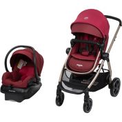 Maxi-Cosi&reg; Zelia&sup2; 5-in-1 Modular Travel System in Radish Ruby