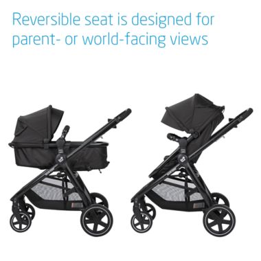 Maxi-Cosi&reg; Zelia&sup2; 5-in-1 Modular Travel System in Midnight Black. View a larger version of this product image.