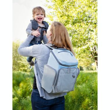 Bananafish Taylor Backpack Diaper Bag in Blue. View a larger version of this product image.