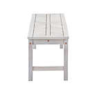 Alternate image 4 for Forest Gate&trade; Olive Acacia Wood Outdoor Bench in White Wash