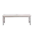 Alternate image 1 for Forest Gate&trade; Olive Acacia Wood Outdoor Bench in White Wash