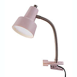 Simply Essential&trade; Gooseneck LED Clip Lamp in Pink
