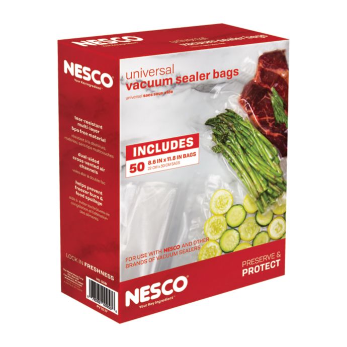 Nesco® 50Count Vacuum Sealer Bags Bed Bath & Beyond