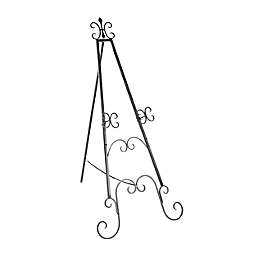 Ridge Road Décor Traditional Metal Easel in Black