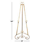 Alternate image 5 for Ridge Road D&eacute;cor 68-Inch Traditional Metal Easel in Gold
