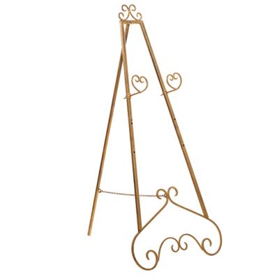 Ridge Road D&eacute;cor 48-Inch Traditional Metal Easel in Gold