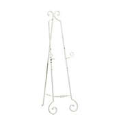 Ridge Road D&eacute;cor Country Cottage Metal Easel in White