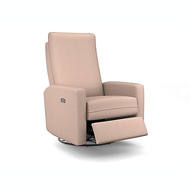 Best Chairs Calli Swivel Glider Recliner in Rose Quartz with Power Tilt Headrest. View a larger version of this product image.