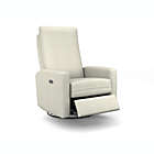 Alternate image 0 for Best Chairs Calli Swivel Glider Recliner in Ivory Snow with Power Tilt Headrest