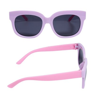 On The Verge Square Frame Sunglasses in Purple/Pink