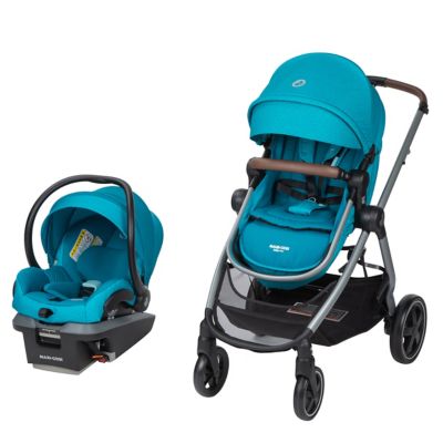 Maxi-Cosi ZeliaÂ² Max 5-In-1 Modular Travel System In Teal