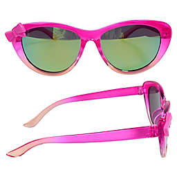 On The Verge Ombre Bow Sunglasses in Pink with Yellow Tips