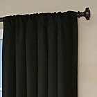 Alternate image 2 for Eclipse Kendall 95-Inch Rod Pocket Blackout Window Curtain Panel in Black (Single)