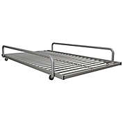 Atwater Living Nikki Roll-Out Metal Trundle for Daybed in Silver