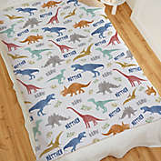 Baby Dinosaur World Sherpa Blanket