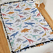Dinosaur World Tie Blanket