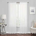 Alternate image 0 for Simply Essential&trade; Voile 54-Inch Rod Pocket Sheer Window Curtain Panel in White (Single)