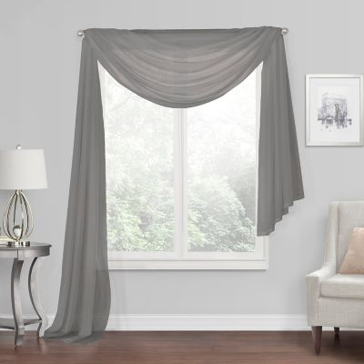 Simply Essential&trade; Voile Sheer Scarf Valance