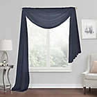 Alternate image 0 for Simply Essential&trade; Voile Sheer Scarf Valance in Navy