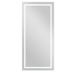 Neutype 47-Inch x 22-Inch LED Full-Length Rectangular Wall Mirror in Sliver